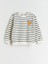 Yeni Sezon Bisiklet Yaka Çizgili Erkek Çocuk Sweatshirt 1