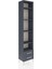 Arges Dolap 5 Raflı 2 Çekmeceli 44X30X221 Antrasit-Antrasit 2