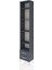 Arges Dolap 5 Raflı 2 Çekmeceli 44X30X221 Antrasit-Antrasit 3