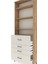 Arges Dolap 4 Raflı 4 Çekmeceli 88X30X243 Çam-Aytaşı 5