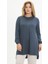 Kristal Kumaş Yırtmaçlı Basic Tunik 2