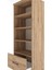 Hyperion Dolap 4 Raflı Tek Çekmeceli 60X44X163 Çam-Çam 5