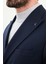 Düz Slim Fit Geniş Yaka Kruvaze Metal Düğmeli Erkek Ceket 2