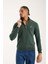 Fermuar Yaka Yeşil Regular Fit 2