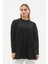 Fitilli Detaylı Basic Triko Tunik 1