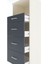 Hyperion Dolap Tek Raflı 4 Çekmeceli 60X44X163 Aytaşı-Antrasit 5