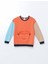 Yeni Sezon Bisiklet Yaka Baskılı Erkek Çocuk Sweatshirt 3