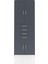 Arges Dolap 3 Raflı 4 Çekmeceli 4 Kapaklı 88X30X243 Antrasit-Antrasit 1