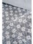 Gri Çift Kişilik Nevresim Takımı Pamuklu Çiçek Desenli Henna 200X215 cm 4