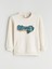 Yeni Sezon Bisiklet Yaka Baskılı Erkek Çocuk Sweatshirt 3