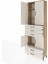 Arges Dolap 4 Raflı 5 Çekmeceli 4 Kapaklı 88X30X243 Çam-Aytaşı 4