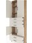 Arges Dolap 4 Raflı 5 Çekmeceli 4 Kapaklı 88X30X243 Çam-Aytaşı 5