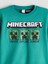 Yeni Sezon Bisiklet Yaka Minecraft Baskılı Erkek Çocuk Kalın Sweatshirt 2