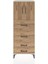 Hyperion Dolap 2 Raflı 4 Çekmeceli 2 Kapaklı 60X44X163 Aytaşı-Çam 1