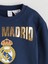 Yeni Sezon Bisiklet Yaka Real Madrid Baskılı Erkek Çocuk Sweatshirt 2