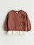 Yeni Sezon Bisiklet Yaka Kız Bebek Sweatshirt 1