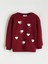 Yeni Sezon Bisiklet Yaka Baskılı Kız Bebek Sweatshirt 2'li 2