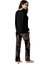Kadın Siyah Battal Beden Pijama Takımı 3439-X 4