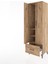 Hyperion Dolap 3 Raflı Tek Çekmeceli Tek Askılı 60X44X195 Çam-Çam 4