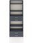 Arges Dolap 5 Raflı 4 Çekmeceli 88X30X243 Antrasit-Antrasit 1