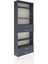 Arges Dolap 5 Raflı 4 Çekmeceli 88X30X243 Antrasit-Antrasit 2