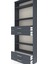 Arges Dolap 5 Raflı 4 Çekmeceli 88X30X243 Antrasit-Antrasit 5