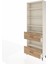Arges Dolap 5 Raflı 2 Çekmeceli 88X30X243 Aytaşı-Çam 4