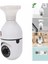 Wizard Akıllı Kamera Wifi Kamera Duylu Ampul Görünümlü 360 Derece Dönebilen Ev Kamerası 5