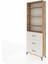 Arges Dolap 4 Raflı 3 Çekmeceli 88X30X243 Çam-Aytaşı 3