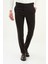 Düz Super Slim Fit Kemer Detaylı Tokalı Erkek Pantolon 1
