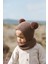 Ponponlu Unisex El Örgüsü Bebek/çocuk Bere-Boyunluk Takımı 3