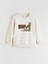 Yeni Sezon Bisiklet Yaka Baskılı Erkek Çocuk Sweatshirt 2'li 2