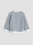Yeni Sezon Bisiklet Yaka Çizgili Erkek Çocuk Sweatshirt 2
