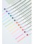 12 Renk Çift Uçlu Fosforlu Kalem Seti – Highlighter + Fineliner | Pastel Renkler Dual Marker 4
