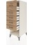 Kronos Dolap 5 Çekmeceli 44X59X134 Aytaşı-Çam 4