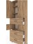 Arges Dolap 4 Raflı 3 Çekmeceli 4 Kapaklı 88X30X243 Çam-Çam 5