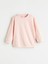 Yeni Sezon Bisiklet Yaka Basic Kız Bebek Sweatshirt 1