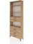 Arges Dolap 4 Raflı 5 Çekmeceli 88X30X243 Çam-Çam 3