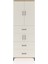 Arges Dolap 4 Raflı 3 Çekmeceli 4 Kapaklı 88X30X243 Çam-Aytaşı 1
