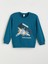 Yeni Sezon Bisiklet Yaka Baskılı Erkek Çocuk Sweatshirt 1