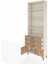 Arges Dolap 4 Raflı 3 Çekmeceli 2 Kapaklı 88X30X243 Aytaşı-Çam 4