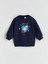 Yeni Sezon Bisiklet Yaka Baskılı Erkek Çocuk Sweatshirt 1