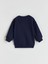 Yeni Sezon Bisiklet Yaka Baskılı Erkek Çocuk Sweatshirt 3