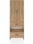Arges Dolap 5 Raflı 2 Çekmeceli 2 Kapaklı 88X30X243 Çam-Çam 1