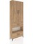 Arges Dolap 5 Raflı 2 Çekmeceli 2 Kapaklı 88X30X243 Çam-Çam 2