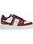 Beyaz Bordo Erkek Deri Sneaker 1