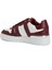 Beyaz Bordo Erkek Deri Sneaker 3