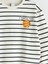 Yeni Sezon Bisiklet Yaka Çizgili Erkek Çocuk Sweatshirt 3