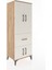 Hyperion Dolap 3 Raflı Tek Çekmeceli 4 Kapaklı 60X44X163 Çam-Aytaşı 2