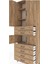 Arges Dolap 4 Raflı 6 Çekmeceli 4 Kapaklı 88X30X243 Çam-Çam 5